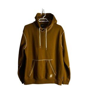 ONLY & SONS Men's Flecther Life Stitch Cognac Sweatshirt Pullover Hoodie